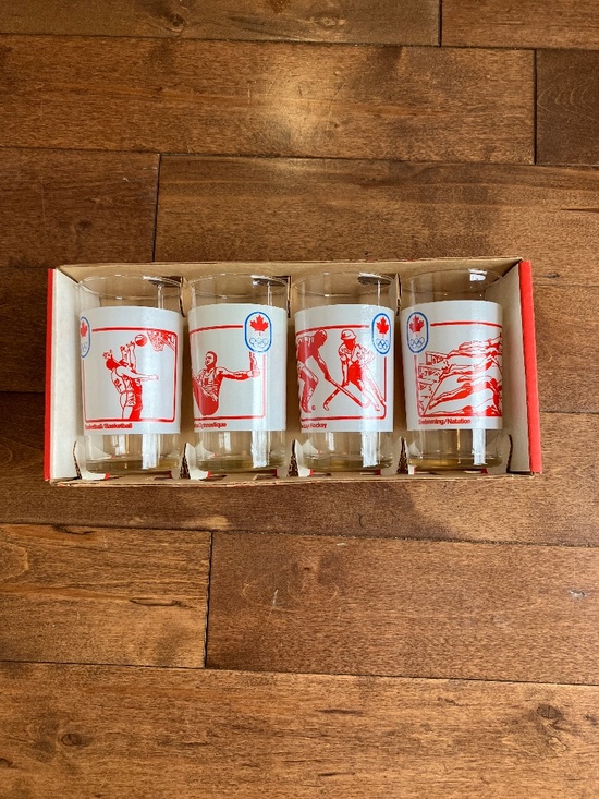 Other - Vintage Montreal Olympics 4 Oz Glasses -Set of Four